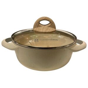 Cream Casserole Dish with Lid